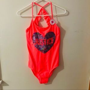 Justice swimsuit